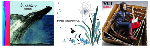 Enjoy great music from Mr. Children's new CD "Sense."  This is their first full length album in over two years!  Also, we'll play great music from "Piano is Beautiful," where classically-inspired piano meets pop and hip-hop.  Plus, great music by the J-Pop artist YUI!