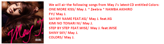 May J J-Pop (Colors)